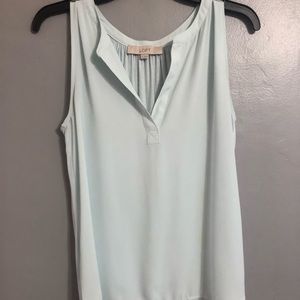 Anne Taylor’s Loft Light Blue Dressy Tank. Size S